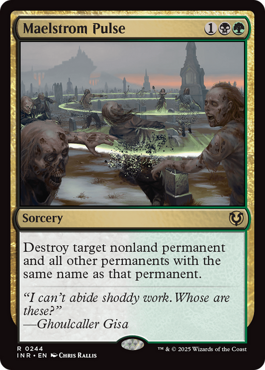 Maelstrom Pulse (-244) - Innistrad Remastered - Premium MTG Single from Wizards of the Coast - Just $0.25! Shop now at Game Crave Tournament Store
