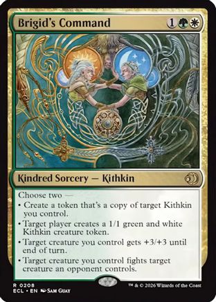 Brigid's Command (ECL-208) - Lorwyn Eclipsed Foil