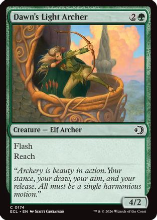 Dawn's Light Archer (ECL-174) - Lorwyn Eclipsed