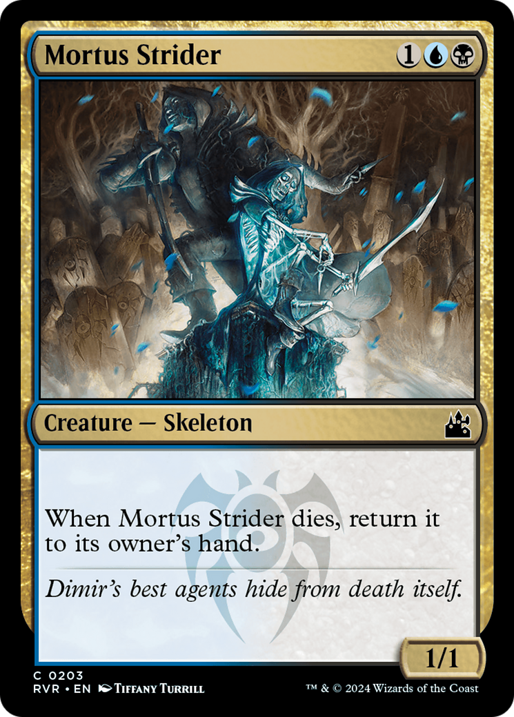 Mortus Strider (RVR-203) - Ravnica Remastered Foil - Premium MTG Single from Wizards of the Coast - Just $0.25! Shop now at Game Crave Tournament Store