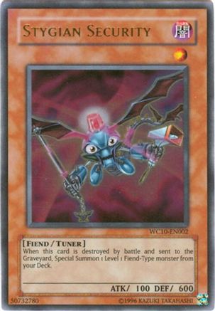 Stygian Security (WC10-EN002) - Reverse of Arcadia Promos Limited - Premium Yugioh Single from Konami - Just $1.15! Shop now at Game Crave Tournament Store