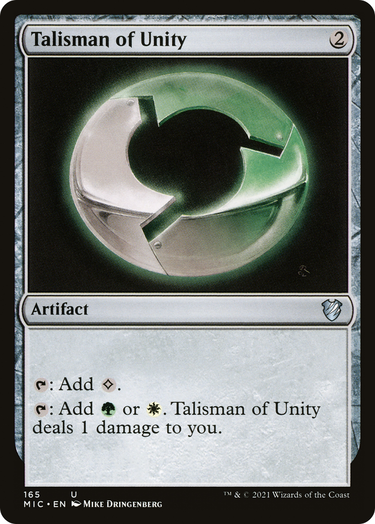 Talisman of Unity (MIC-165) - Midnight Hunt Commander - Premium MTG Single from Wizards of the Coast - Just $0.10! Shop now at Game Crave Tournament Store