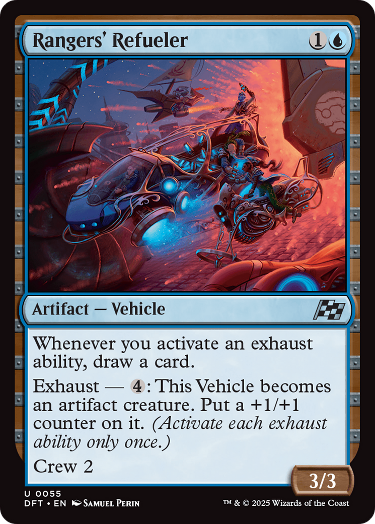 Rangers' Refueler (DFT-055) - Aetherdrift Foil - Premium MTG Single from Wizards of the Coast - Just $0.08! Shop now at Game Crave Tournament Store