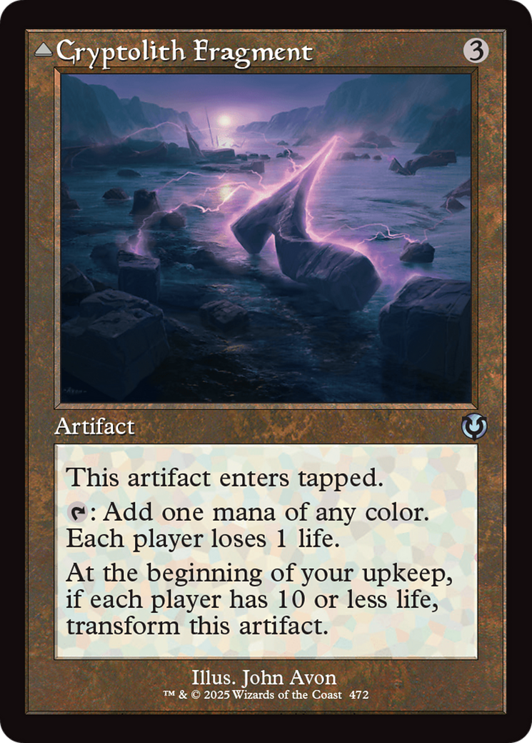 Cryptolith Fragment (Retro Frame) (-472) - Innistrad Remastered - Premium MTG Single from Wizards of the Coast - Just $0.26! Shop now at Game Crave Tournament Store