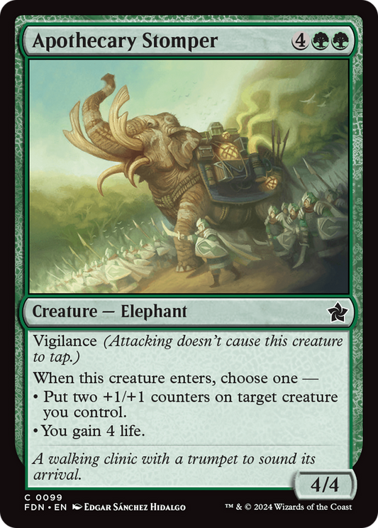 Apothecary Stomper (FDN-099) - Foundations - Premium MTG Single from Wizards of the Coast - Just $0.25! Shop now at Game Crave Tournament Store