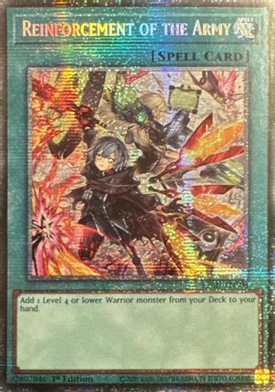 Reinforcement of the Army (Starlight Rare) (L26D-ENS08) - Legendary Modern Decks 2026 1st Edition
