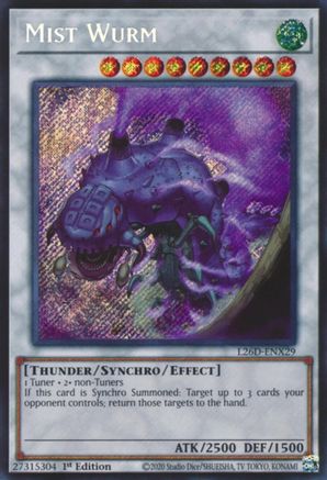 Mist Wurm (Secret Rare) (L26D-ENX29) - Legendary Modern Decks 2026 1st Edition