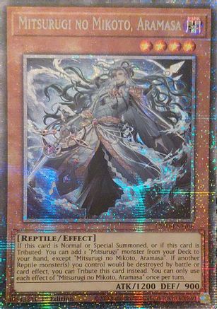 Mitsurugi no Mikoto, Aramasa (Starlight Rare) (L26D-ENM06) - Legendary Modern Decks 2026 1st Edition