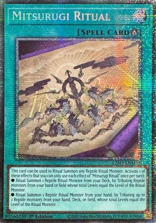 Mitsurugi Ritual (Starlight Rare) (L26D-ENM15) - Legendary Modern Decks 2026 1st Edition