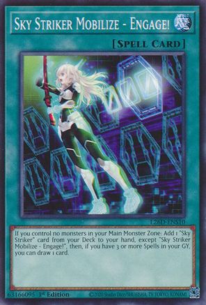 Sky Striker Mobilize - Engage! (L26D-ENS10) - Legendary Modern Decks 2026 1st Edition