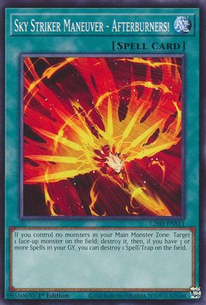 Sky Striker Maneuver - Afterburners! (L26D-ENS11) - Legendary Modern Decks 2026 1st Edition