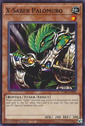 X-Saber Palomuro (L26D-ENX02) - Legendary Modern Decks 2026 1st Edition