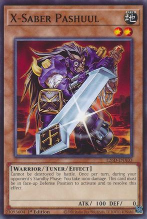 X-Saber Pashuul (L26D-ENX03) - Legendary Modern Decks 2026 1st Edition