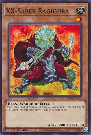 XX-Saber Ragigura (L26D-ENX05) - Legendary Modern Decks 2026 1st Edition
