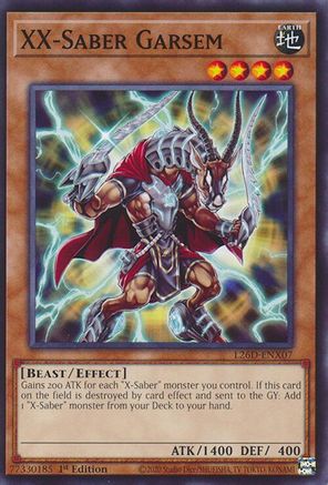 XX-Saber Garsem (L26D-ENX07) - Legendary Modern Decks 2026 1st Edition