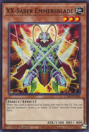 XX-Saber Emmersblade (L26D-ENX08) - Legendary Modern Decks 2026 1st Edition