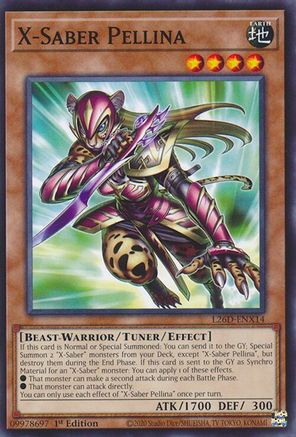 X-Saber Pellina (L26D-ENX14) - Legendary Modern Decks 2026 1st Edition
