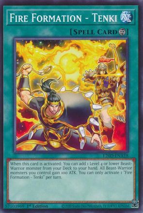 Fire Formation - Tenki (L26D-ENX18) - Legendary Modern Decks 2026 1st Edition