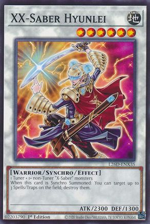 XX-Saber Hyunlei (L26D-ENX35) - Legendary Modern Decks 2026 1st Edition