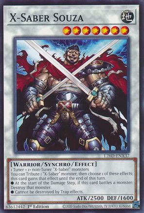 X-Saber Souza (L26D-ENX37) - Legendary Modern Decks 2026 1st Edition
