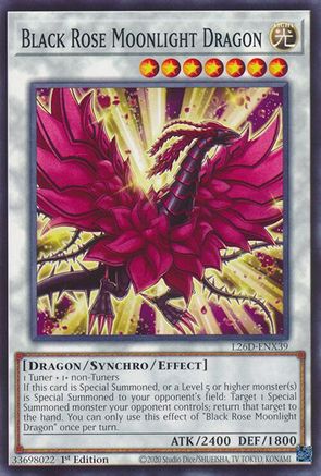Black Rose Moonlight Dragon (L26D-ENX39) - Legendary Modern Decks 2026 1st Edition