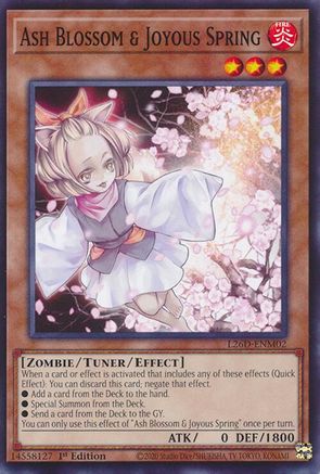 Ash Blossom & Joyous Spring (L26D-ENM02) - Legendary Modern Decks 2026 1st Edition