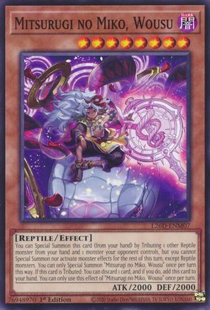 Mitsurugi no Miko, Wousu (L26D-ENM07) - Legendary Modern Decks 2026 1st Edition
