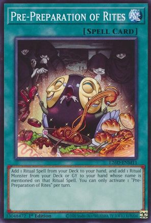 Pre-Preparation of Rites (L26D-ENM11) - Legendary Modern Decks 2026 1st Edition