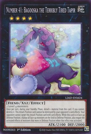 Number 41: Bagooska the Terribly Tired Tapir (L26D-ENM24) - Legendary Modern Decks 2026 1st Edition