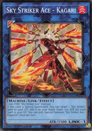 Sky Striker Ace - Kagari (Alternate Art) (L26D-ENS25) - Legendary Modern Decks 2026 1st Edition