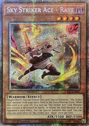 Sky Striker Ace - Raye (Alternate Art) (Starlight Rare) (L26D-ENS01) - Legendary Modern Decks 2026 1st Edition