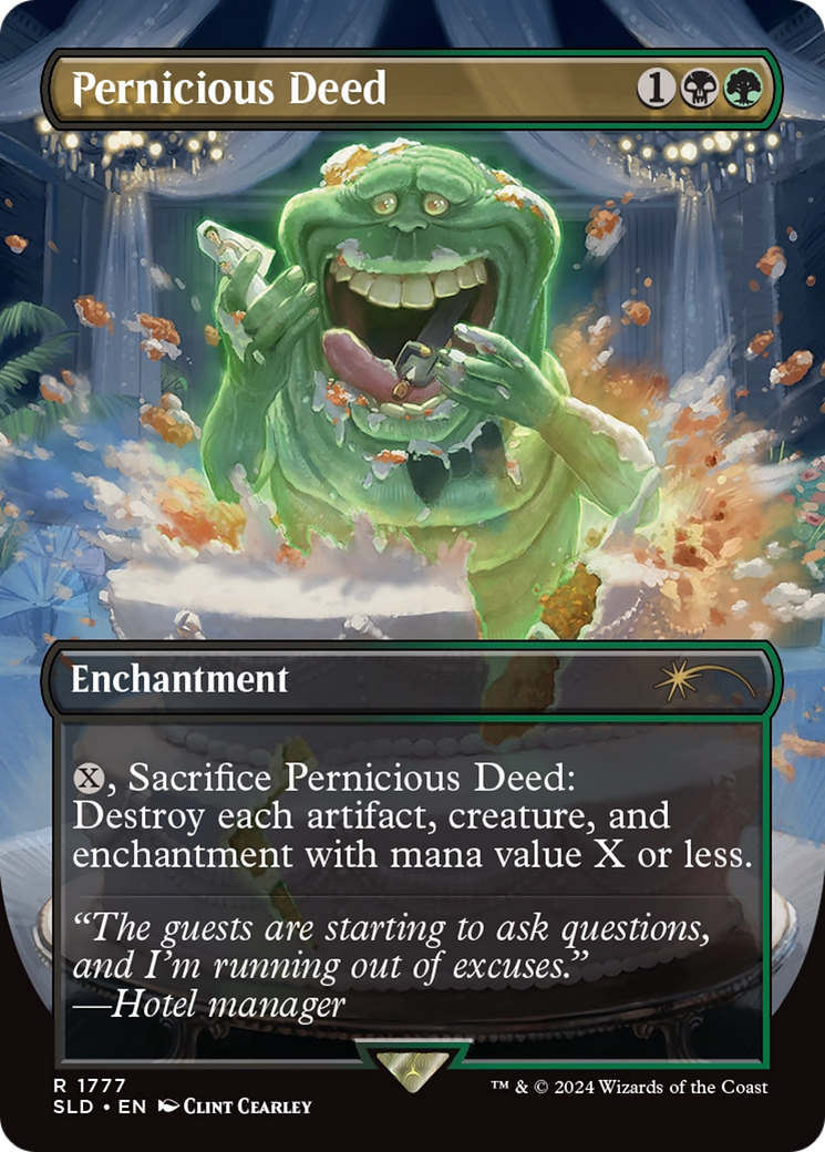 Pernicious Deed (SLD-1777) - Secret Lair Drop (Borderless) - Premium MTG Single from Wizards of the Coast - Just $3.11! Shop now at Game Crave Tournament Store
