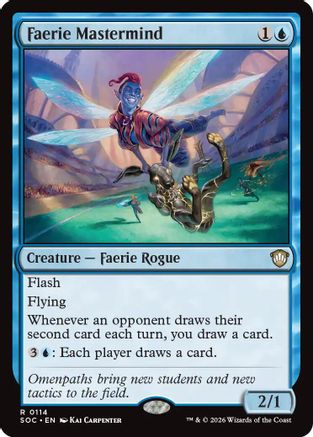 Faerie Mastermind (SOC-114) - Commander: Secrets of Strixhaven