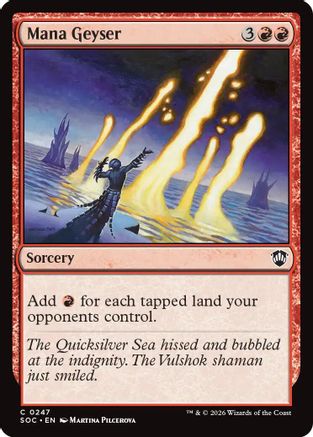 Mana Geyser (SOC-247) - Commander: Secrets of Strixhaven