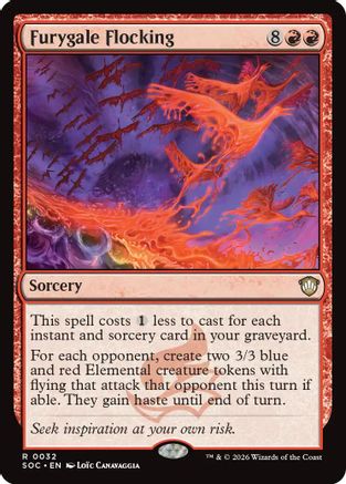 Furygale Flocking (SOC-032) - Commander: Secrets of Strixhaven