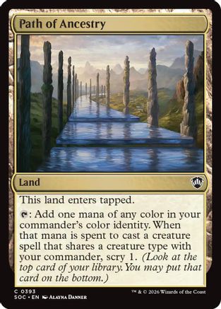Path of Ancestry (SOC-393) - Commander: Secrets of Strixhaven