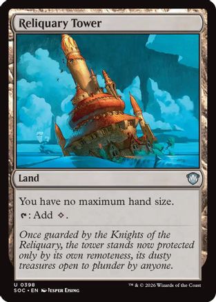 Reliquary Tower (SOC-398) - Commander: Secrets of Strixhaven