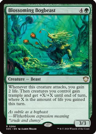 Blossoming Bogbeast (SOC-264) - Commander: Secrets of Strixhaven