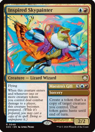 Inspired Skypainter (SOC-048) - Commander: Secrets of Strixhaven