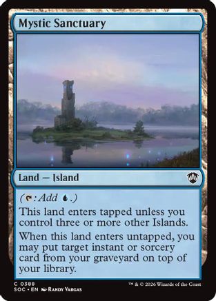 Mystic Sanctuary (SOC-388) - Commander: Secrets of Strixhaven