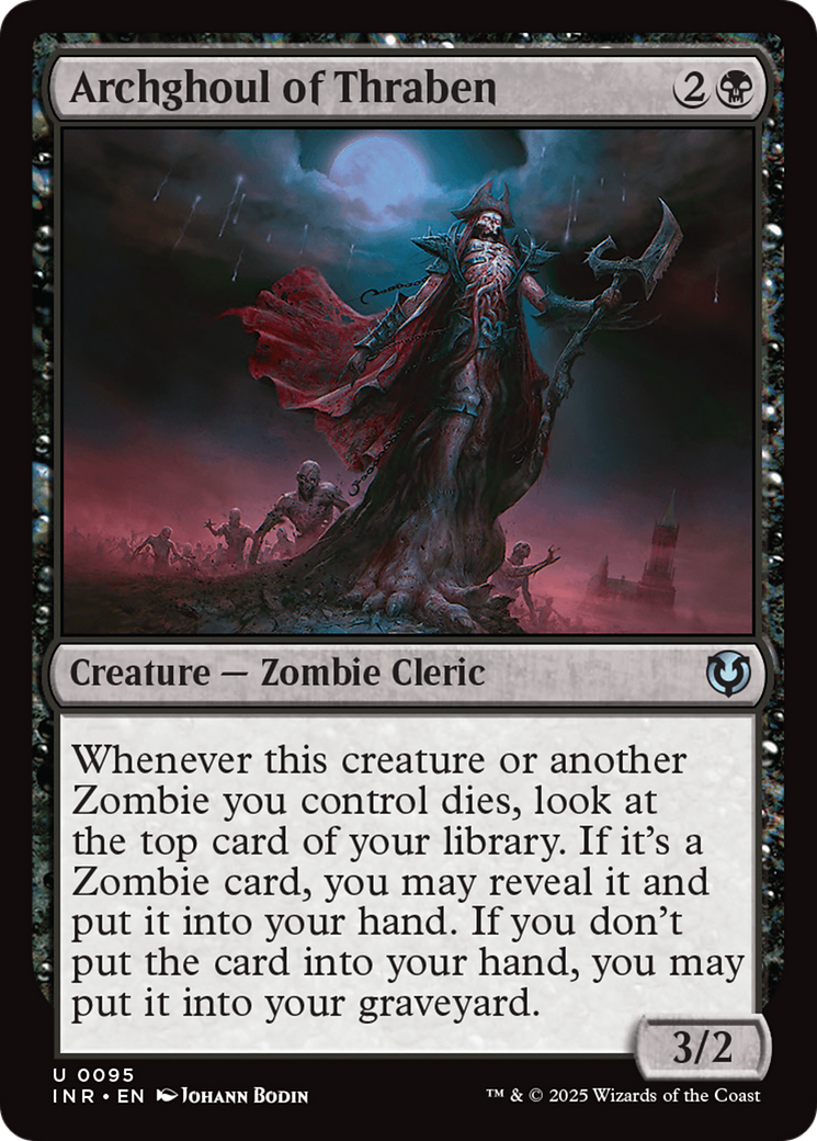 Archghoul of Thraben (-095) - Innistrad Remastered Foil - Premium MTG Single from Wizards of the Coast - Just $0.25! Shop now at Game Crave Tournament Store