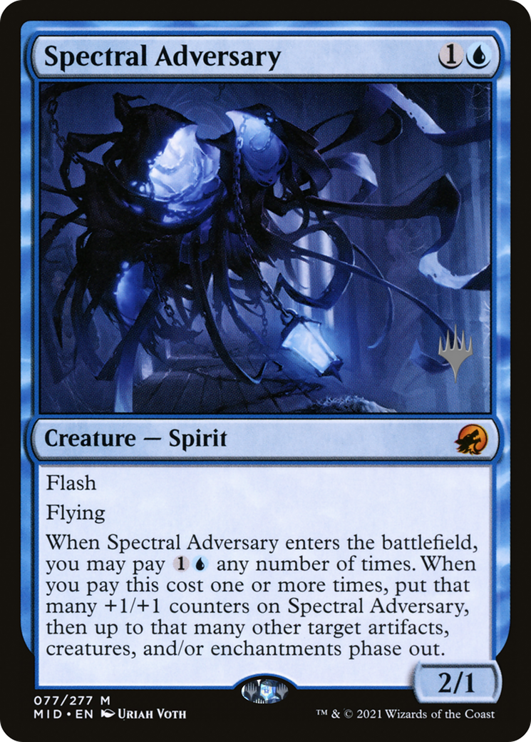 Spectral Adversary (PMID-77P) - Innistrad: Midnight Hunt Promos Foil - Premium MTG Single from Wizards of the Coast - Just $0.47! Shop now at Game Crave Tournament Store