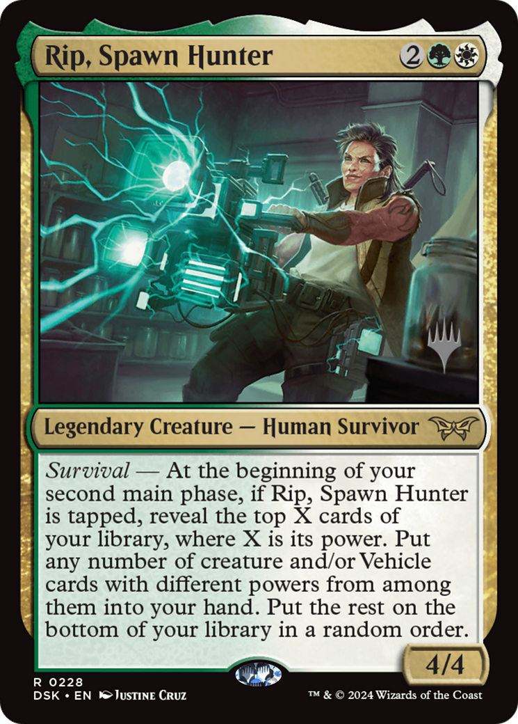 Rip, Spawn Hunter (PDSK-228P) - Duskmourn: House of Horror Promos - Premium MTG Single from Wizards of the Coast - Just $0.26! Shop now at Game Crave Tournament Store