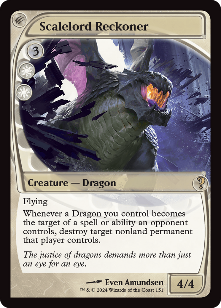 Scalelord Reckoner (MB2-151) - Mystery Booster 2 Foil - Premium MTG Single from Wizards of the Coast - Just $31.10! Shop now at Game Crave Tournament Store
