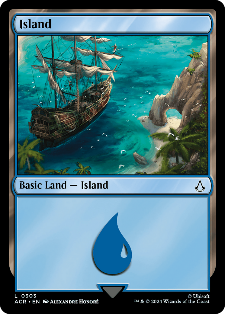 Island (ACR-303) - Assassin's Creed - Premium MTG Single from Wizards of the Coast - Just $0.25! Shop now at Game Crave Tournament Store