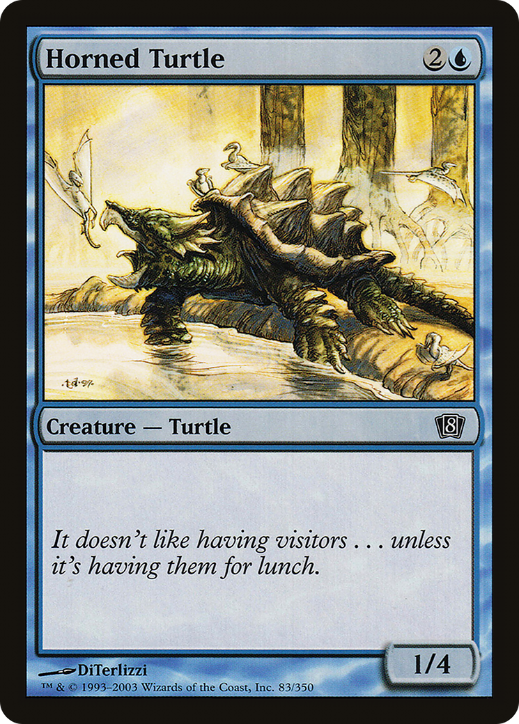 Horned Turtle (8ED-83★) - 8th Edition
