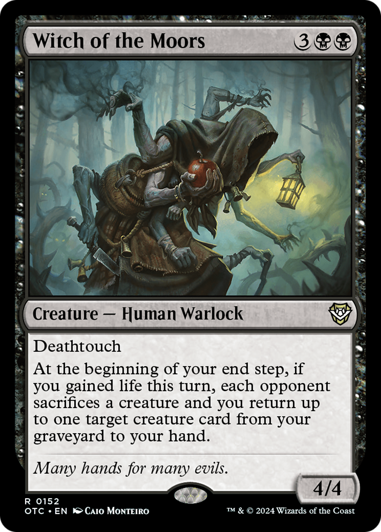 Witch of the Moors (OTC-152) - Outlaws of Thunder Junction Commander - Premium MTG Single from Wizards of the Coast - Just $0.46! Shop now at Game Crave Tournament Store