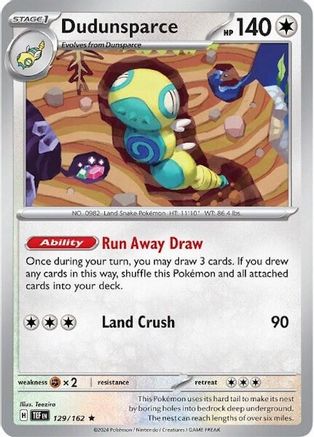 Dudunsparce - 129/162 (Non-Holo) 129 - Deck Exclusives
