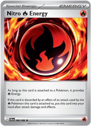 Nitro Fire Energy 86 - ME04 Chaos Rising Holofoil