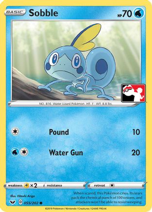 Sobble (Library Exclusive) 55 - Miscellaneous Cards & Products Reverse Holofoil
